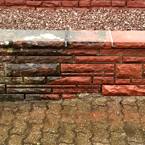 Mauer Steinreinigung